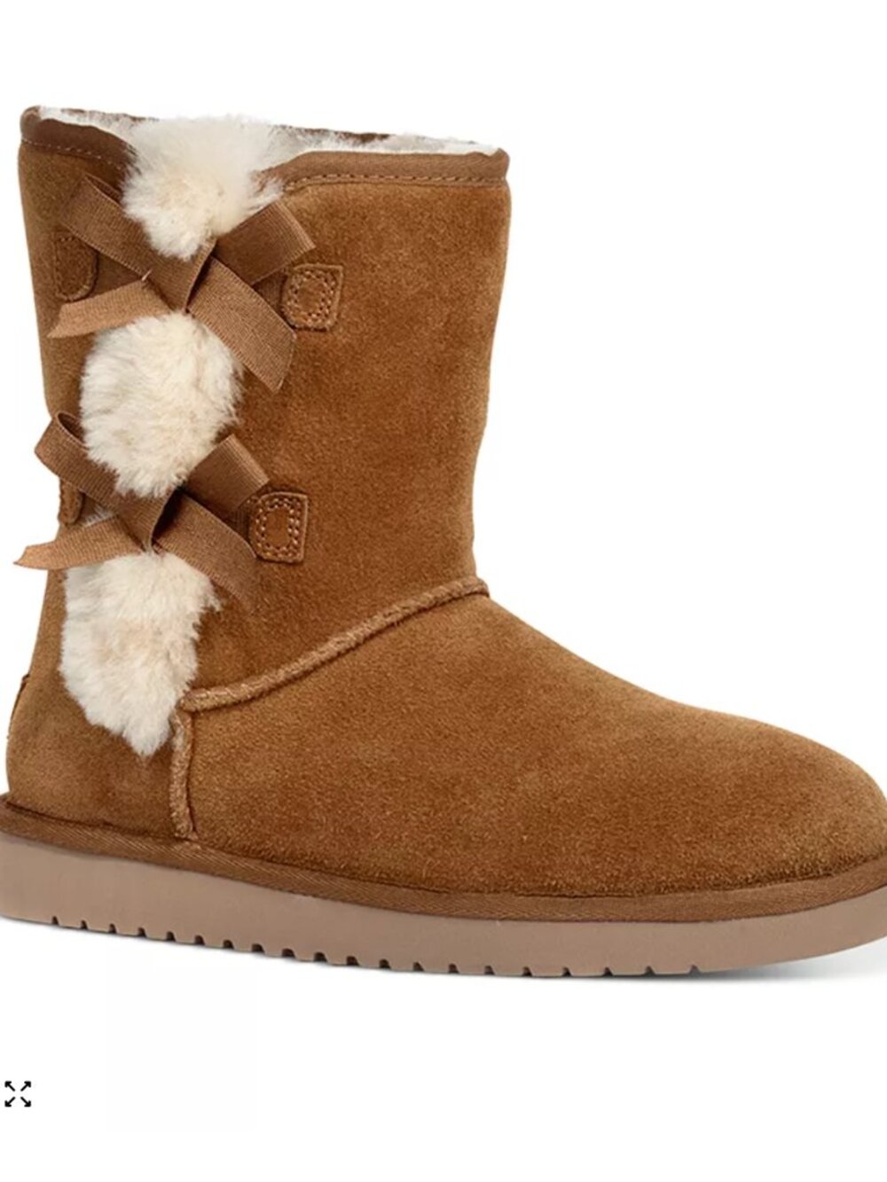 Koolaburra By UGG Women's Victoria Short Boots Women's Size 4 Chestnut NWOT